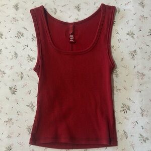 Skims Cotton Ribbed Tank Top